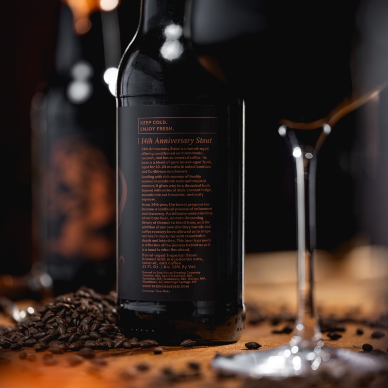 Tree House -- 14th Anniversary Stout [16% Bourbon and Rum Barrel w. Macadamia Coconut Coffee] -- June 2026
