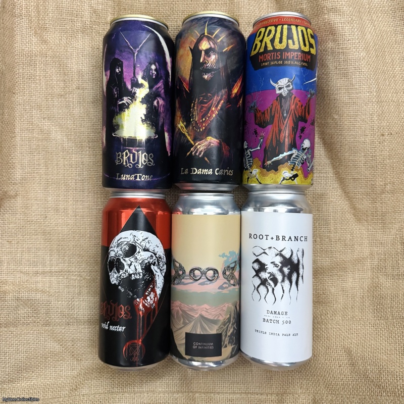 Premium Hops 6 Pack Brujos Test Root Branch Continuum Damage La Dama Mortis Imperium Lunatone Void Nectar