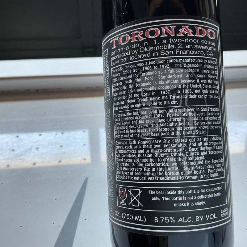 Russian River - Toronado Anniversary vertical (25th, 30th, 35th)