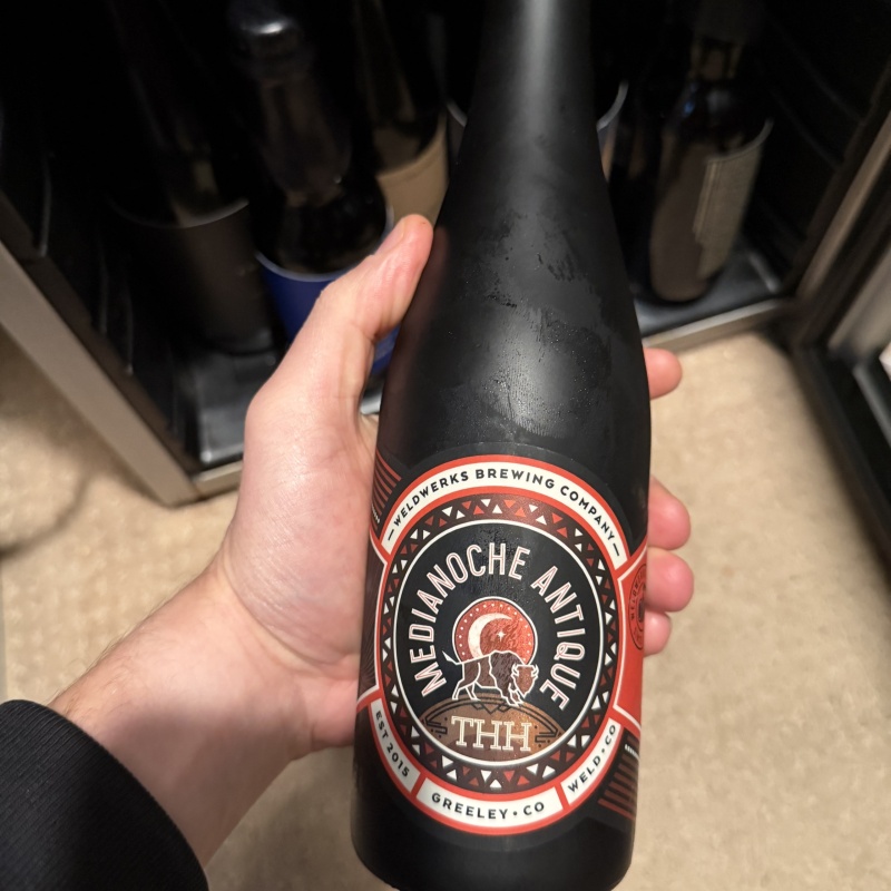 500ml Bottle of Medianoche Antique THH by Weldwerks -- Bottled 2022 (UT: 4.41)