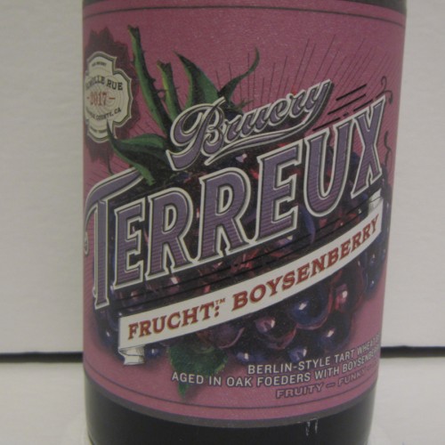 The Bruery 2017 Terreux Frucht Boysenberry Barrel Aged Tart Wheat, 22 oz Bottle