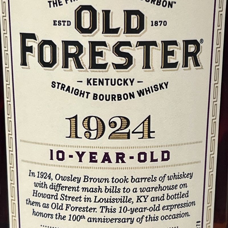 Old Forester 1924 10 Year(2025)