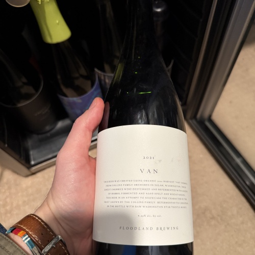 750ml Van 2021 by Floodland -- Bottled September 7, 2021