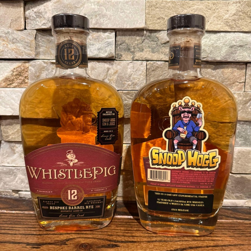 WhistlePig single barrel pick 12 Year Lime Gin Experimental Finish