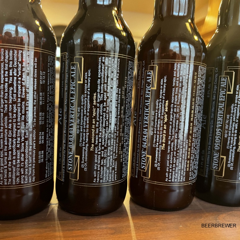 Stone Brewing Vertical Epic Ale