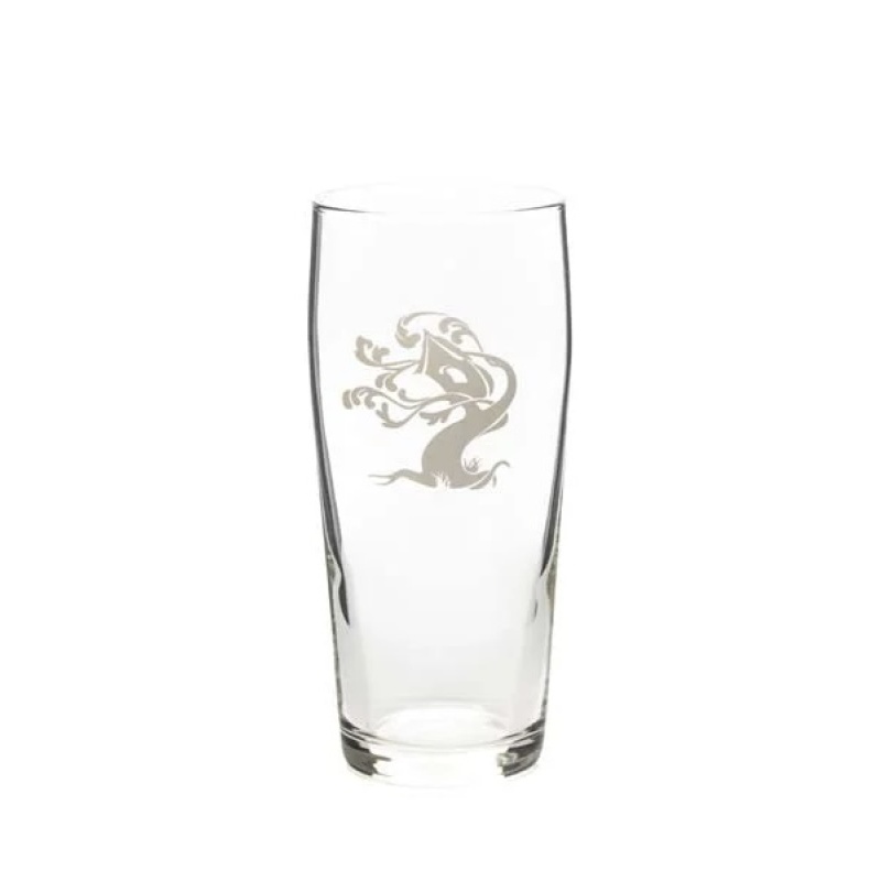 Tree House White Willi Pint Glass New