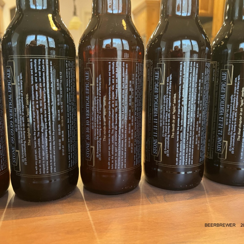 Stone Brewing Vertical Epic Ale