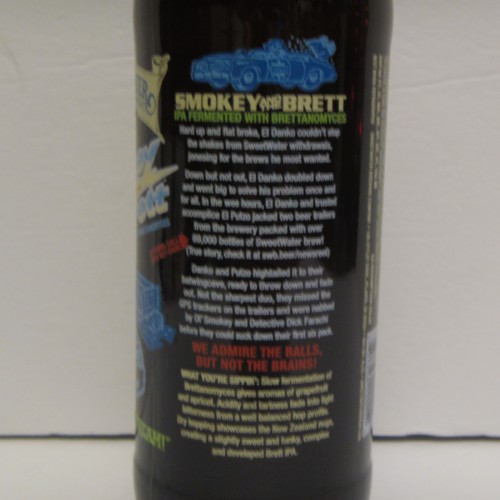 Sweetwater Dank Tank Smokey and the Brett IPA 2016, 22 oz Bottle (retired)