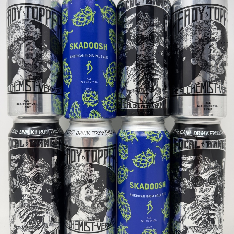 The Alchemist - Monthly Mix 8-Pack - Heady Topper Focal Banger Skadoosh Rapture Crusher & More