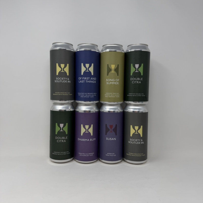 Hill Farmstead Brewery - Monthly IPA Mix 8-Pack - Edward Double Mosaic Citra Galaxy Motueka Mosaic Abner Harlan & More