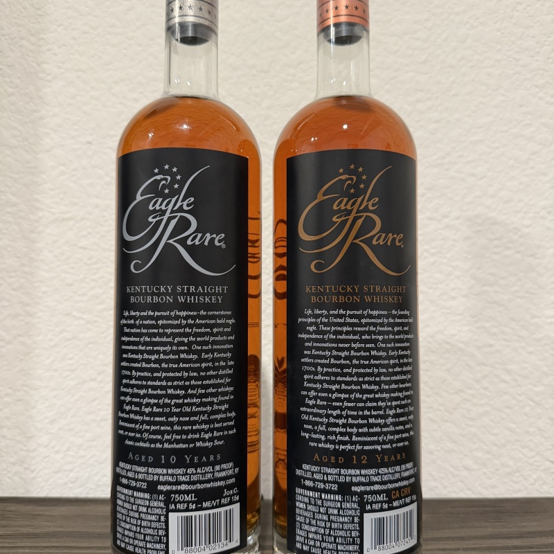 Eagle Rare 10 & 12 (2025 releases)
