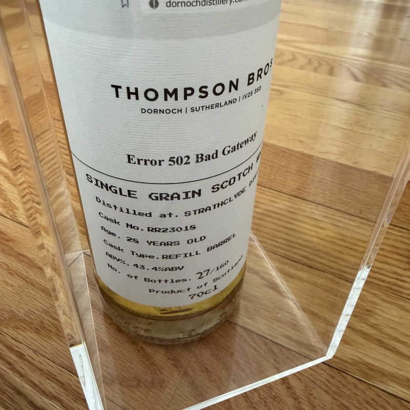 THOMPSON BROs 28 YEARS OLD Scotch (27 of 160)- Ghost Distillery!