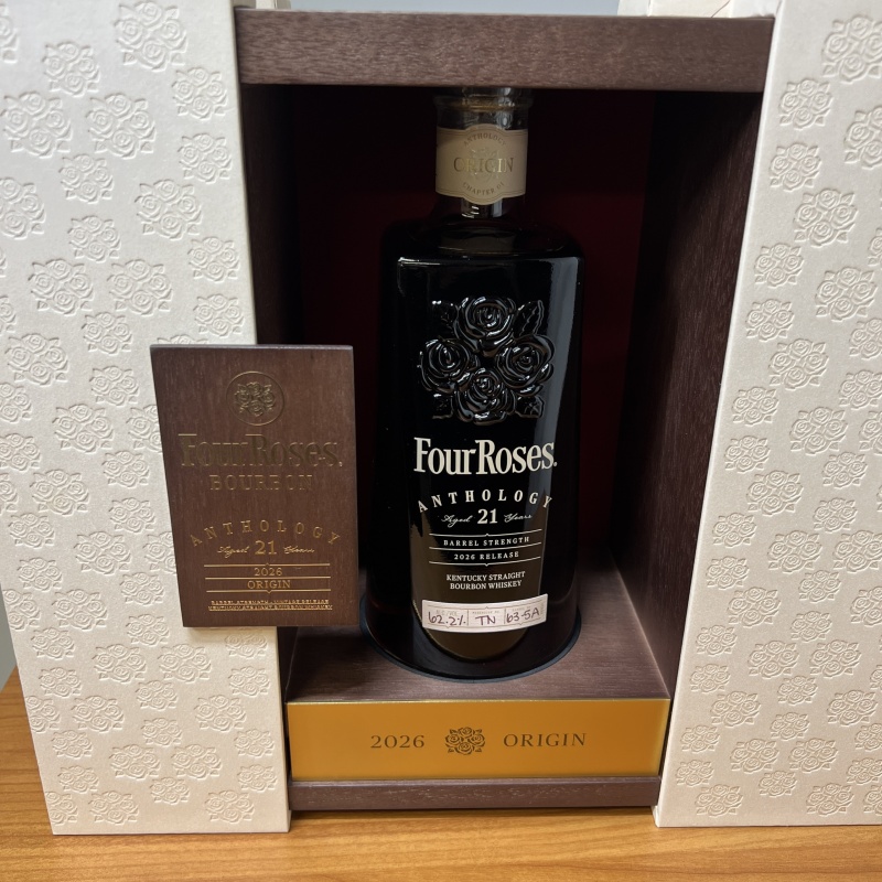 Four Roses 21yr Anthology 2026 Origin Visitor Center Release  - Tier 5 - 124.4 Proof