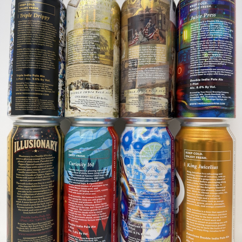 Tree House Brewing - Weekly IPA Mix 8-Pack - Julius Green Haze Curiosity DIPA TIPA New Releases & More