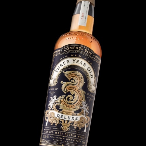 COMPASS BOX THREE YEAR OLD DELUXE- RARE