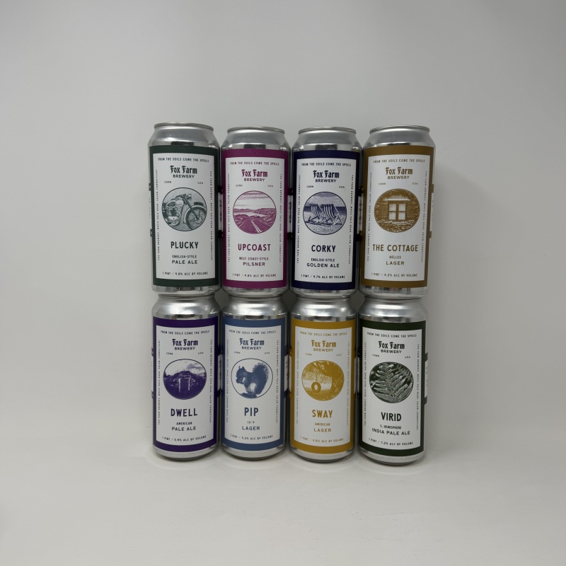 Fox Farm Brewery - Monthly Mix 8-Pack - Burst Gather Rays Quiet Life Night Fire Cabin Camp & More