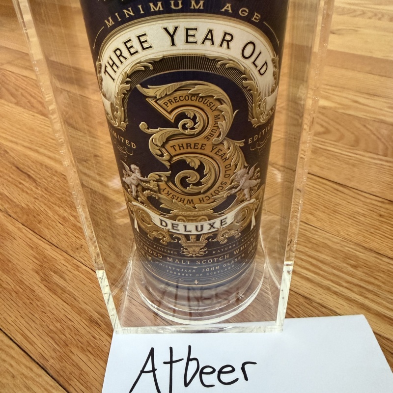 COMPASS BOX THREE YEAR OLD DELUXE- RARE