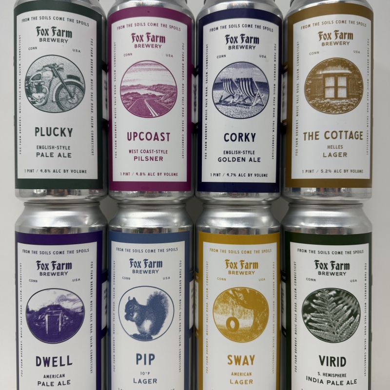 Fox Farm Brewery - Monthly Mix 8-Pack - Burst Gather Rays Quiet Life Night Fire Cabin Camp & More