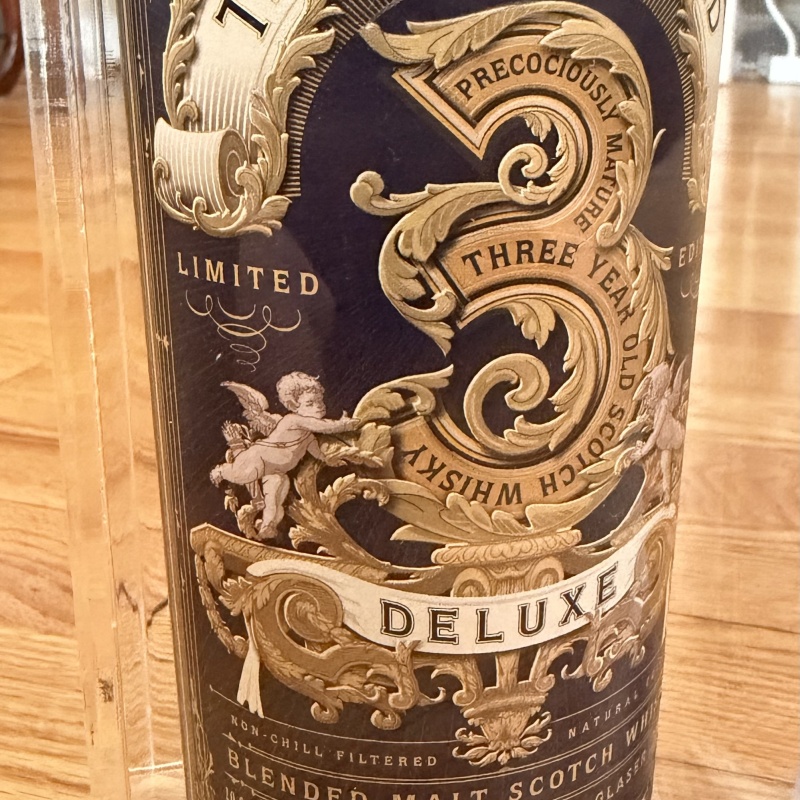 COMPASS BOX THREE YEAR OLD DELUXE- RARE
