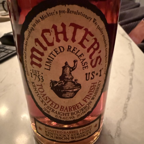 Michter’s Toasted Barrel Finish