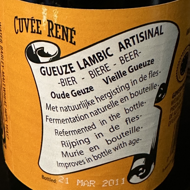 Lindemans Cuvee Rene Grand Cru 355ml (2011)