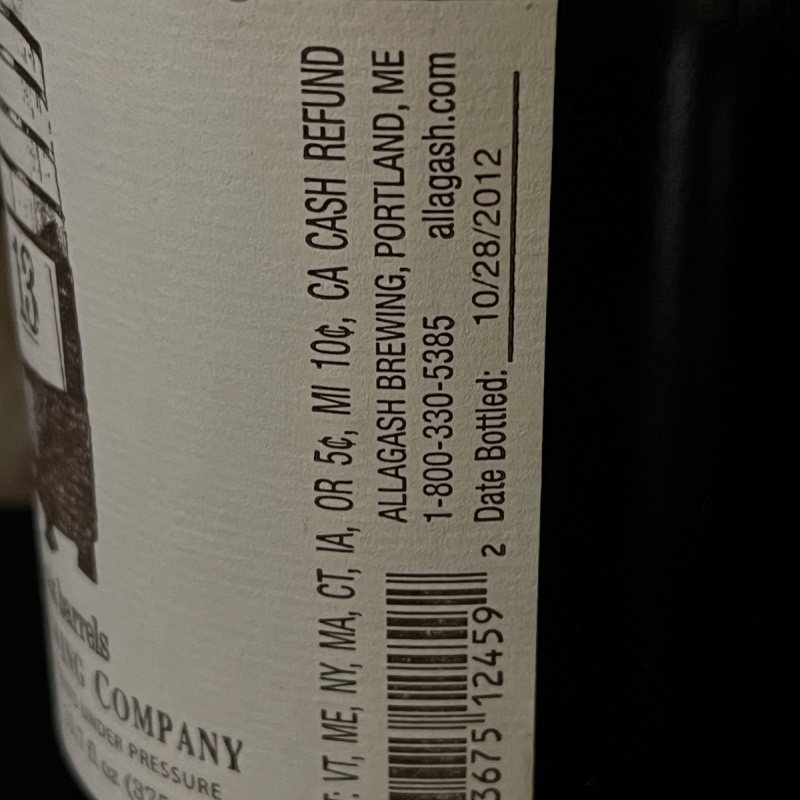 Allagash FV13 (2012 Batch 1)
