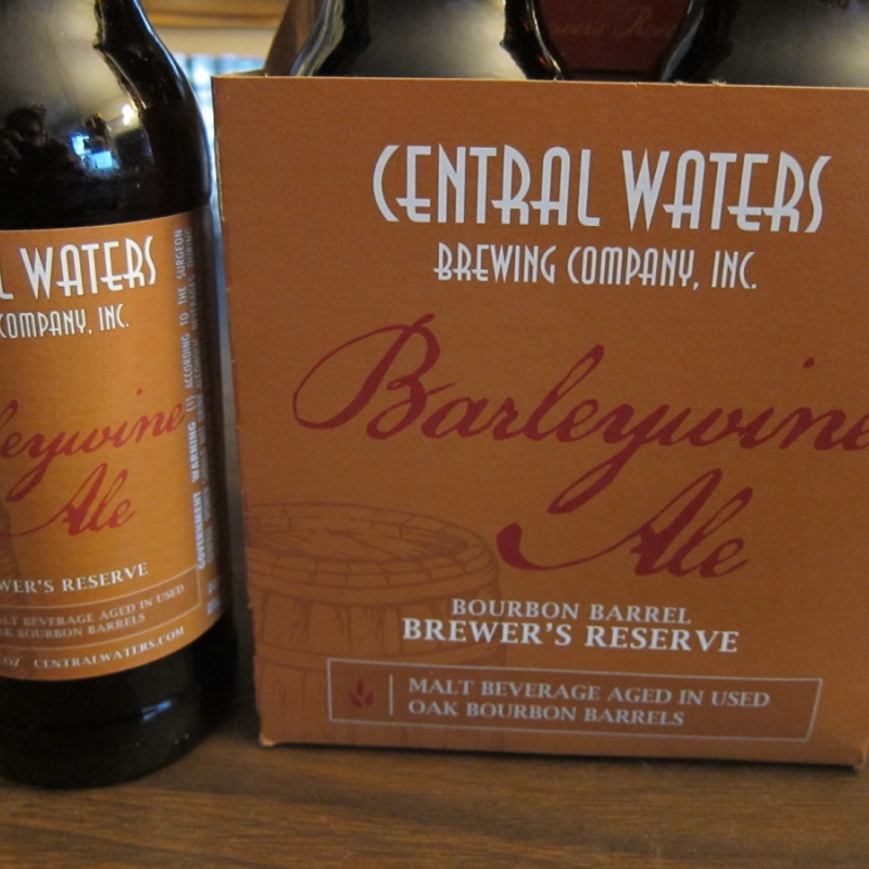 Central Waters Bourbon Barrel Barleywine 2021 4 Pack 12 oz.