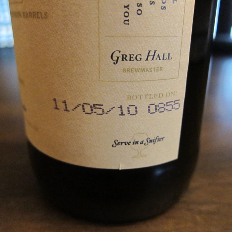 Bourbon County 2010 VANILLA Bomber Goose Island