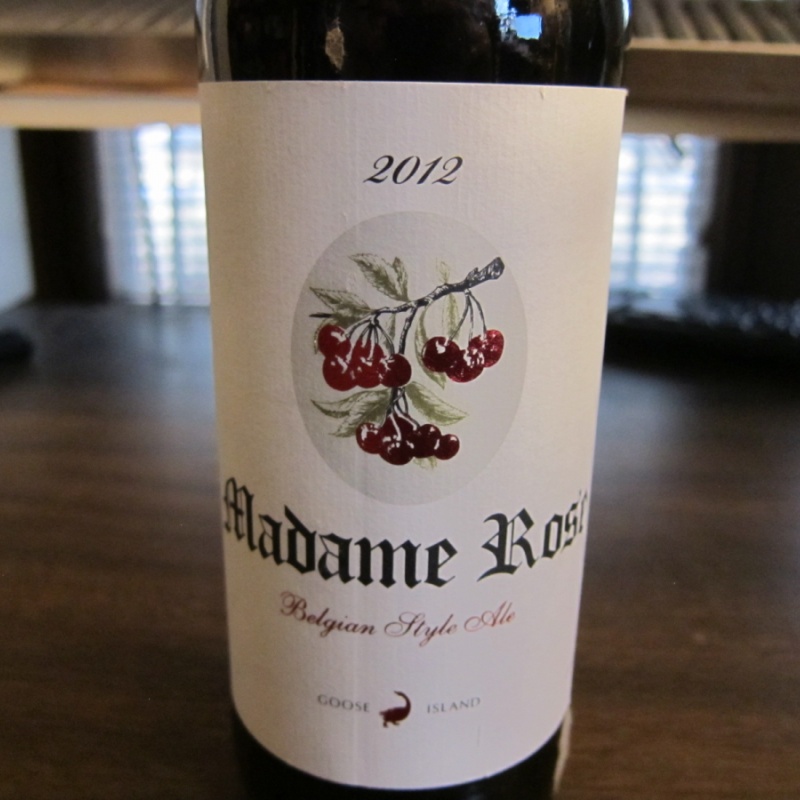 Madame Rose Goose Island Belgian Cherry Ale 2012 Bomber