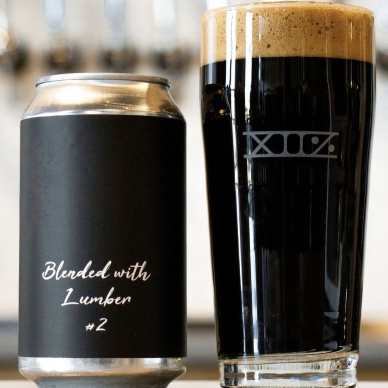 TIMBER ALES BLENDED WITH LUMBER #2  BA STOUT CAN (2 CANS)