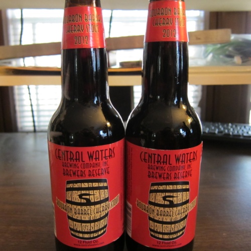 Central Waters Bourbon Barrel Cherry Stout x 2 2012