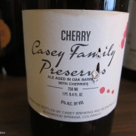 Casey Family Preserves Cherry Saison 2015 750