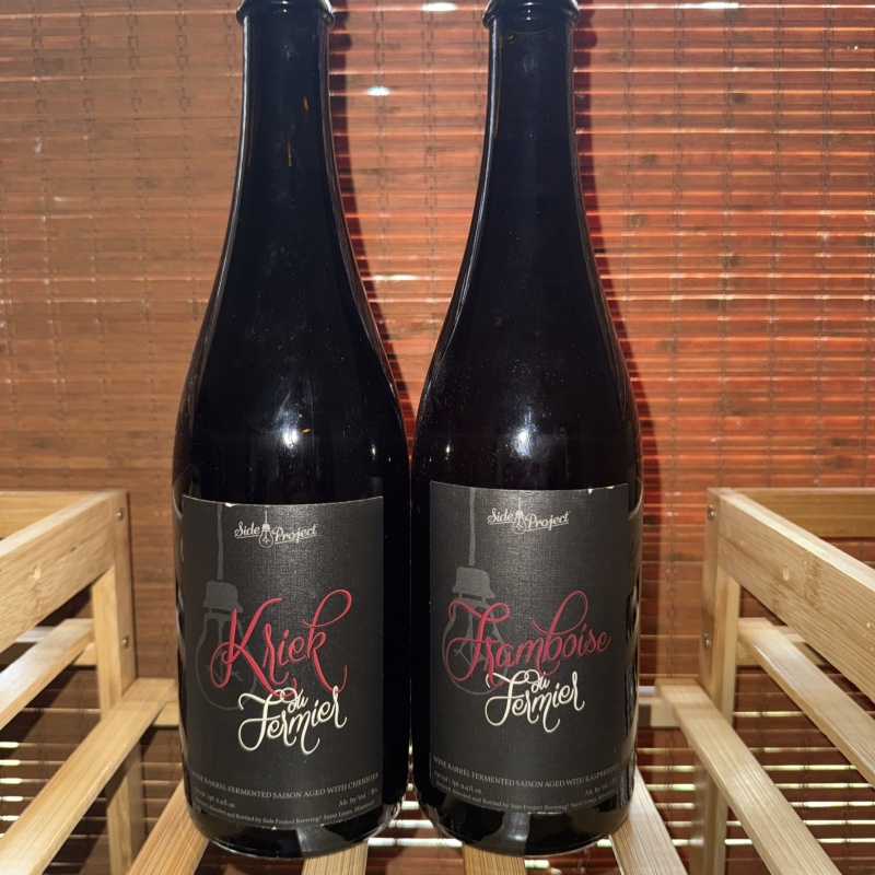 Side Project Kriek Du Fermier Blend 2 + Framboise Du Fermier Blend 4
