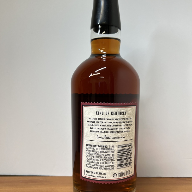 KING OF KENTUCKY 2026 - Batch 2 107.5 Proof KoK 12yr / 12 Year