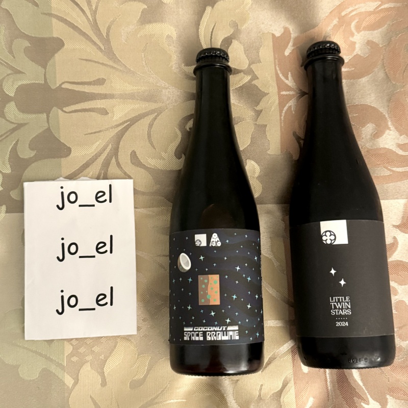 MONKISH LITTLE TWIN STARS + COCONUT SPACE BROWNIE