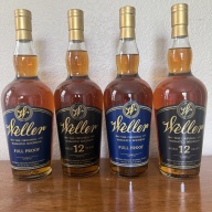 Weller 12 x2 and Weller Full Proof x2 (4 bottle lot)