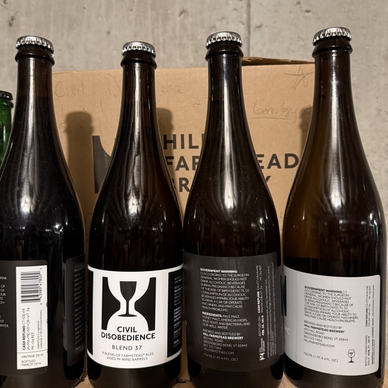 Hill Farmstead Vintage Tasting - 10 Bottle Lot!