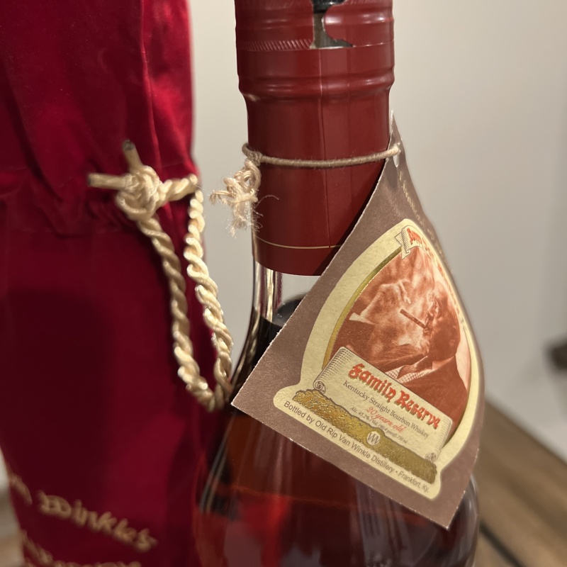 Pappy Van Winkle 20 year old Bourbon