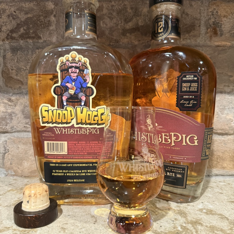 WhistlePig single barrel pick 12 Year Lime Gin Experimental Finish