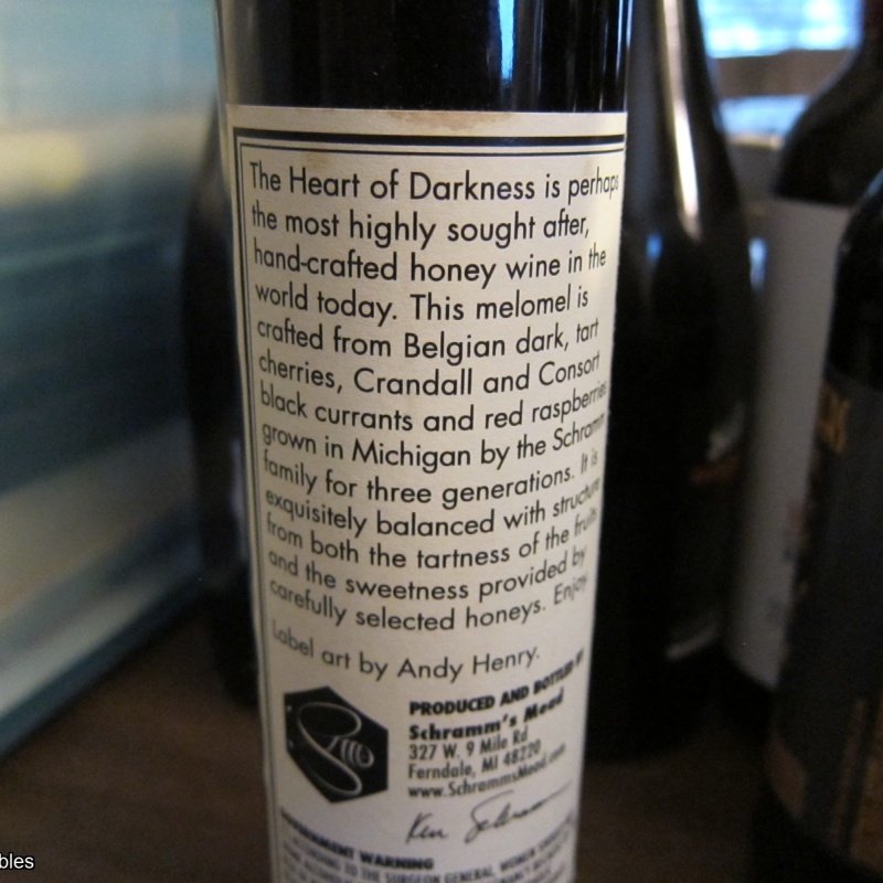 Schramms The Heart of Darkness Batch 4 375ml.