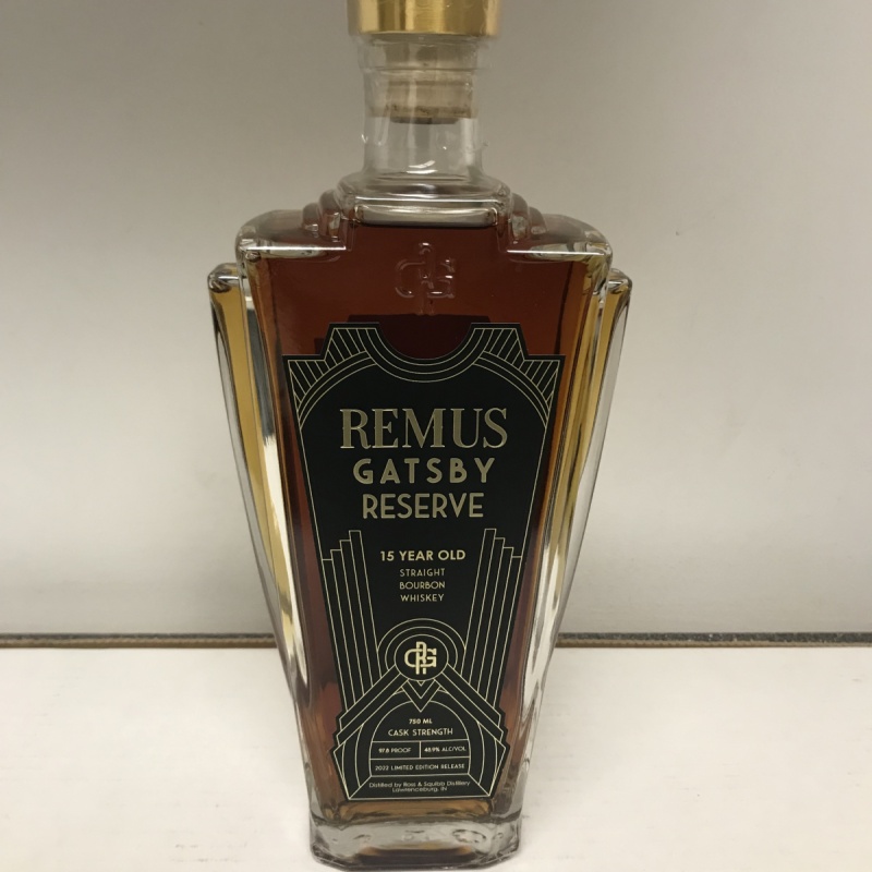 2022 Remus Gatsby reserve 15 year MGP bourbon