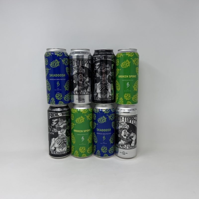 The Alchemist - Monthly Mix 8-Pack - Heady Topper Focal Banger Skadoosh Rapture Crusher & More