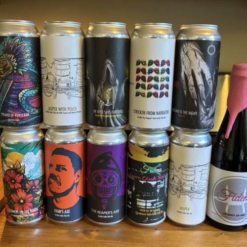 Fidens anniversary week cans/bottle