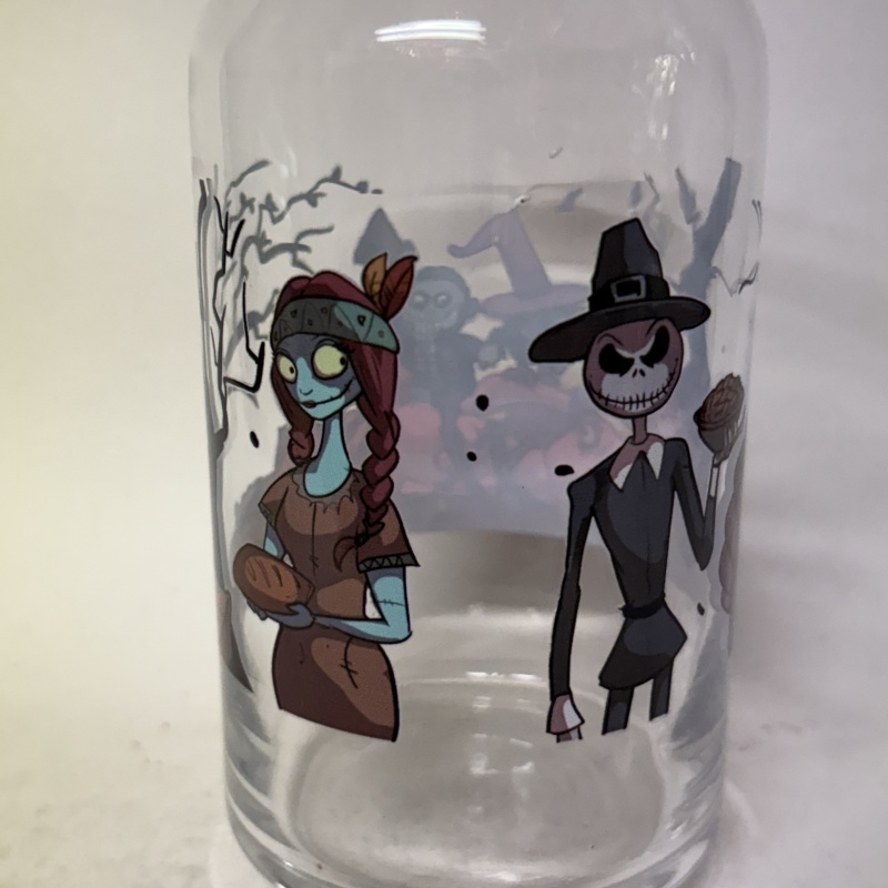 NIGHTMARE BEFORE CHRISTMAS GLASS