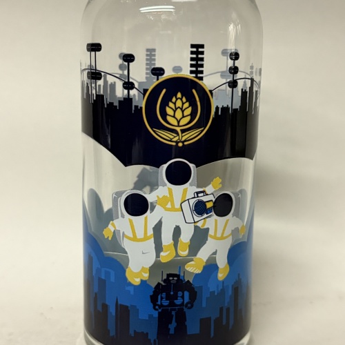 SOURCE BEASTIE BOYS INTERGALATIC GLASS & STICKER