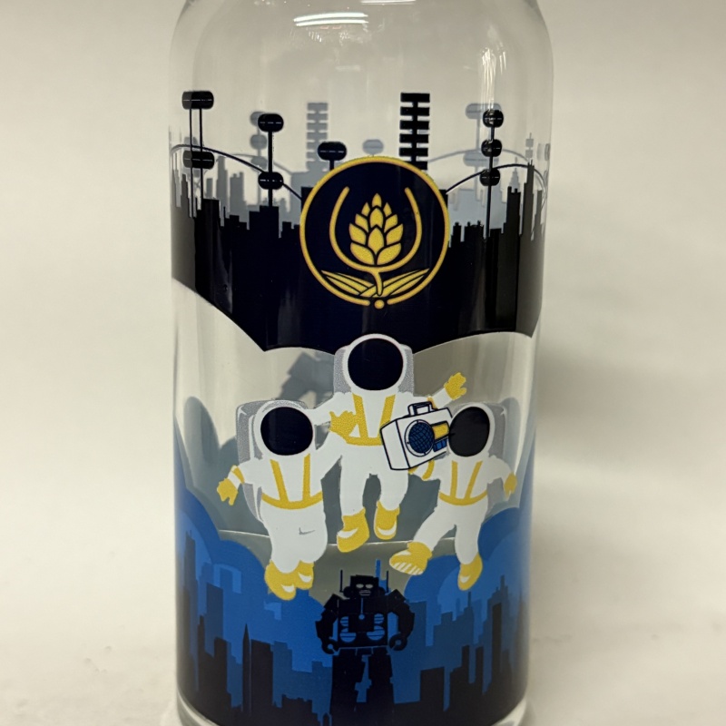 SOURCE BEASTIE BOYS INTERGALATIC GLASS & STICKER