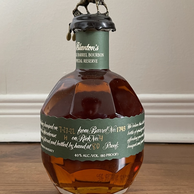 Blanton special reserve 2022