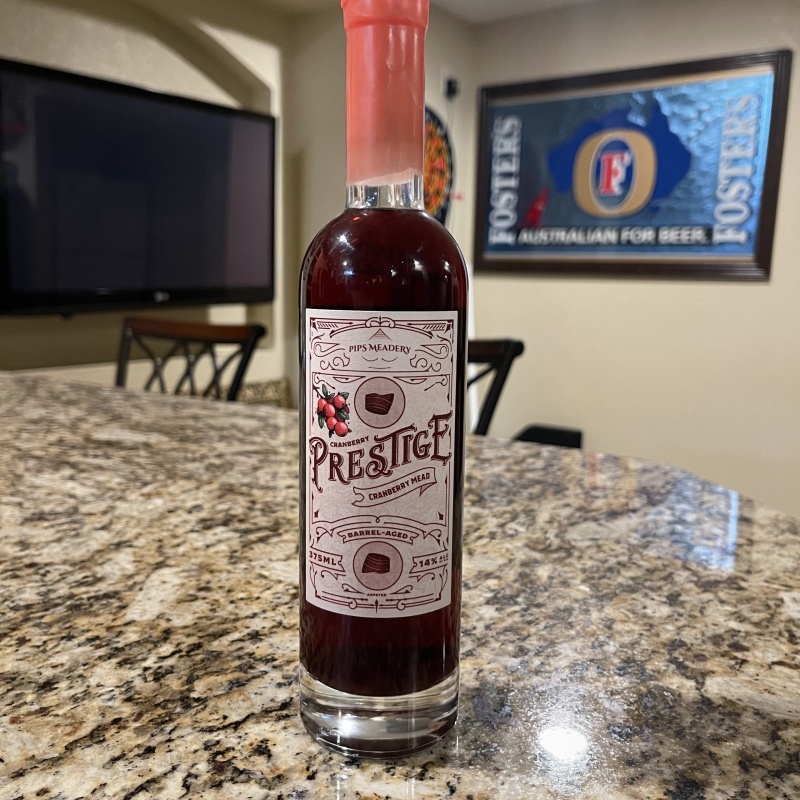 Pips Meadery Cranberry Prestige