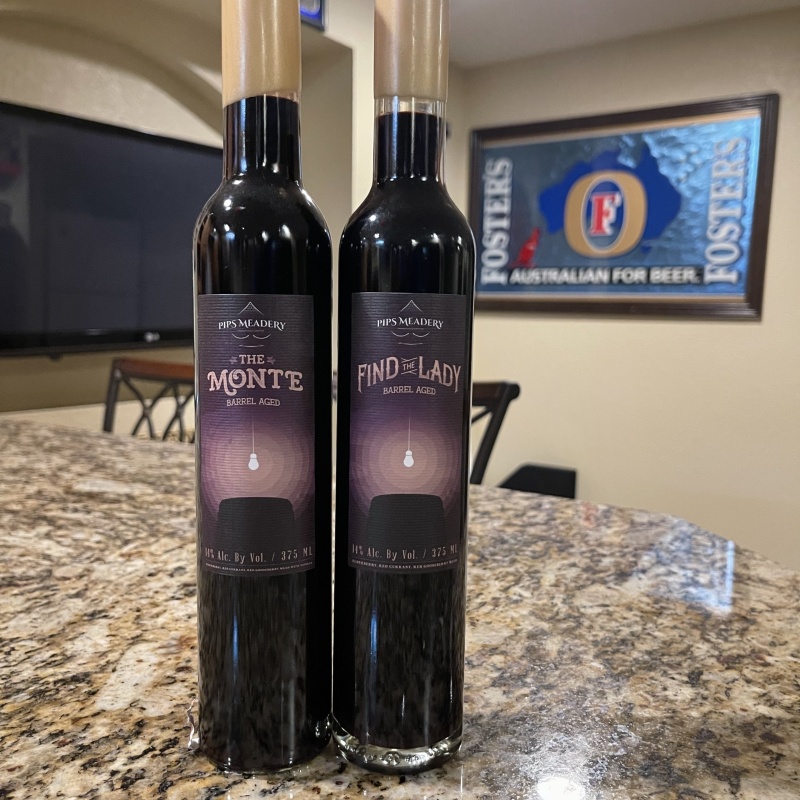 Pips Meadery Barrel Aged Combo - Monty + Find The Lady