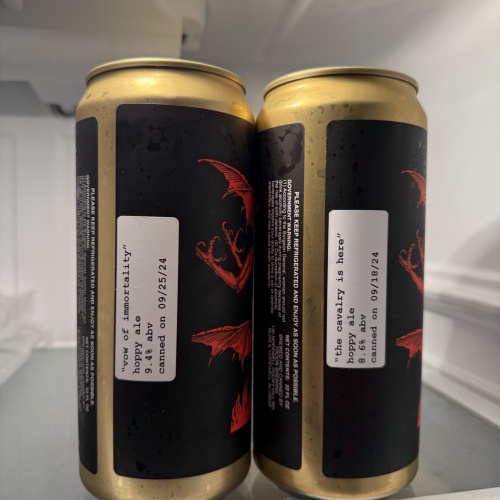 TROON THE CAVALRY IS HERE AND VOW OF IMMORTALITY HOPPY ALES